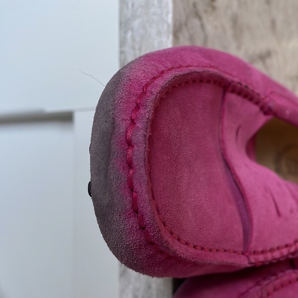 Tod's Gommino Driving Shoes Pink Suede - Picture 10 of 13